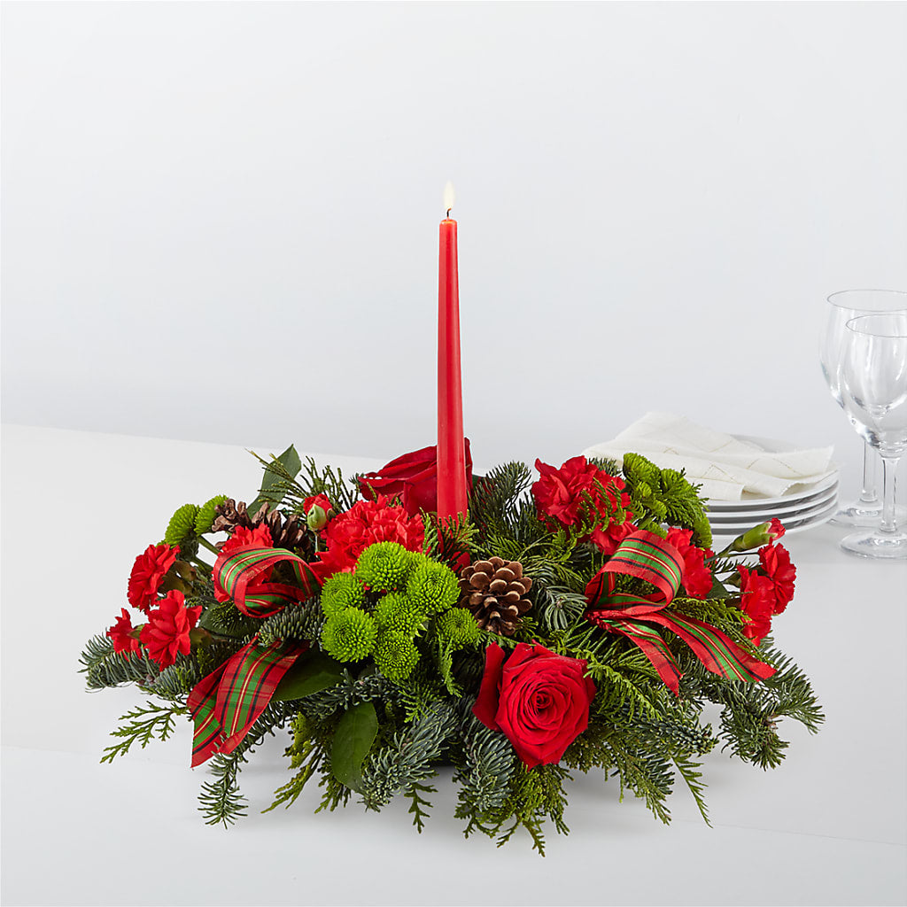 By the Candlelight Centerpiece – Blossoms In Studio Of Flowers, Forest MS