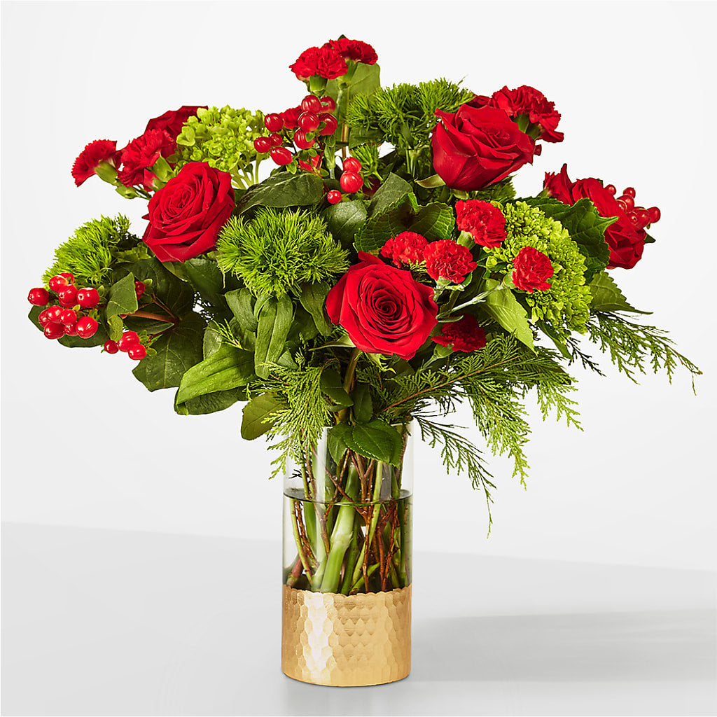 Plaid Throw Bouquet – Blossoms In Studio Of Flowers, Forest MS