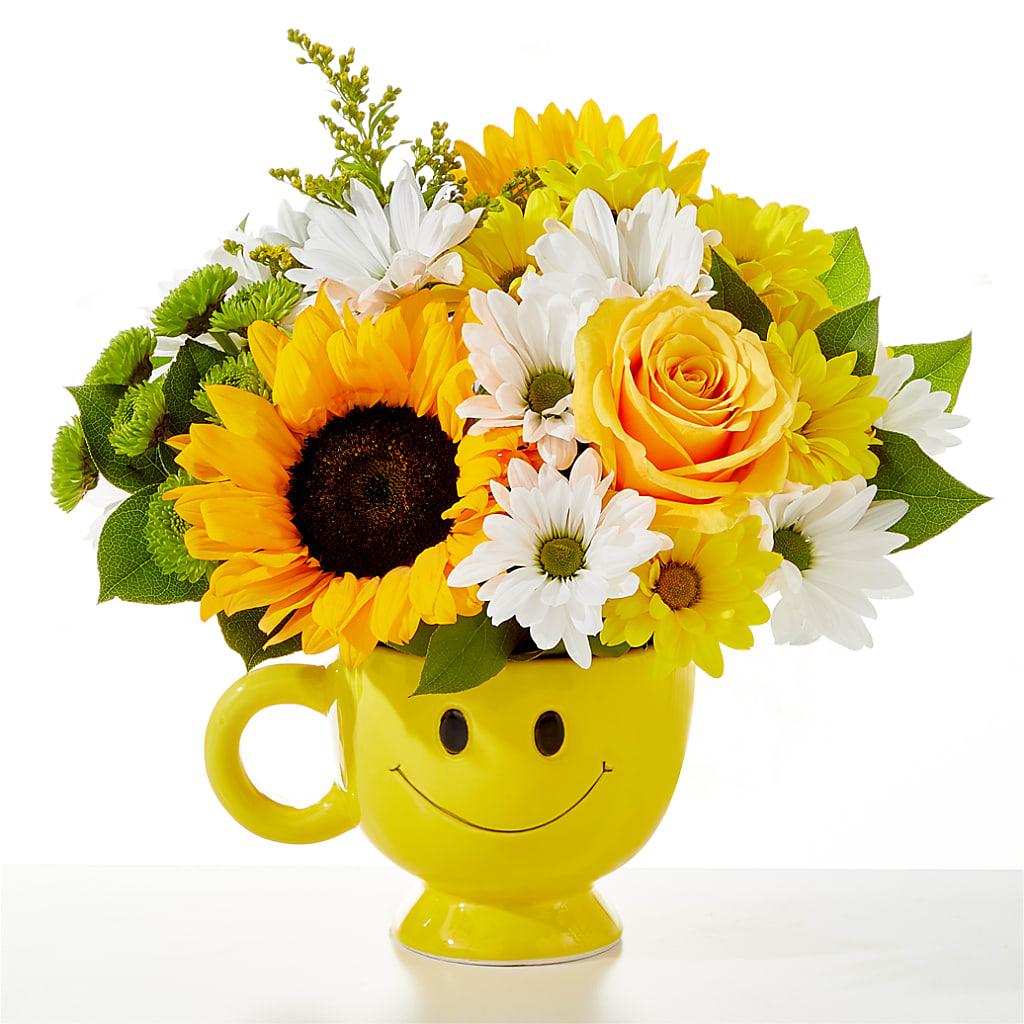 Be Happy Bouquet – Blossoms In Studio Of Flowers, Forest MS
