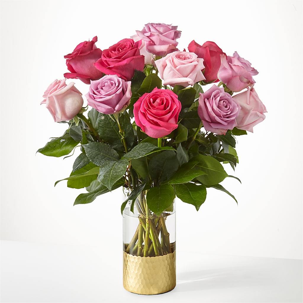 Pure Beauty Mixed Roses – Blossoms In Studio Of Flowers, Forest MS