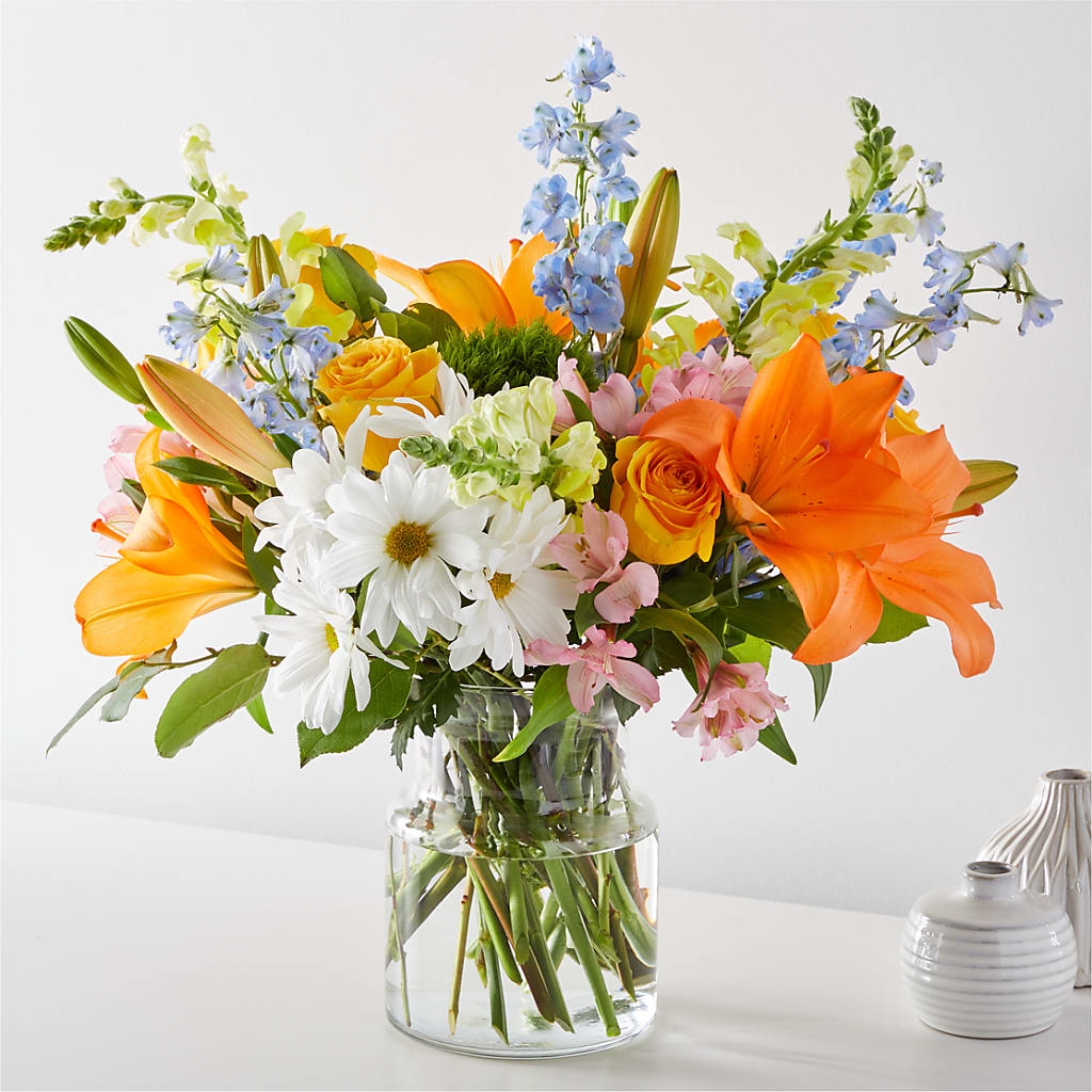 Sun Salutation Bouquet – Blossoms In Studio Of Flowers, Forest MS