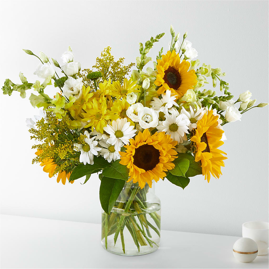 Hello Sunshine Bouquet – Blossoms In Studio Of Flowers, Forest MS