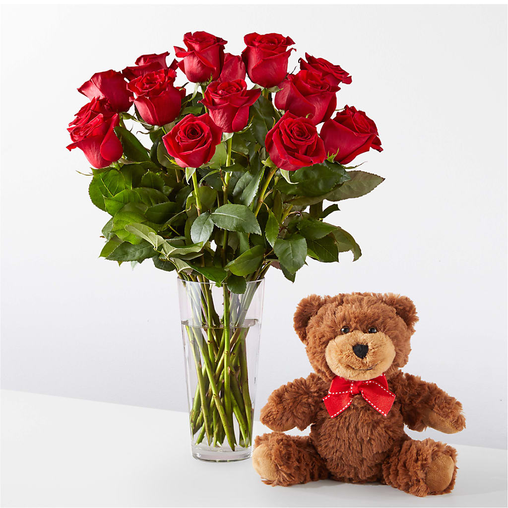 Romantic Long Stem Red Rose Bouquet Bundles – Blossoms In Studio Of Flowers, Forest MS