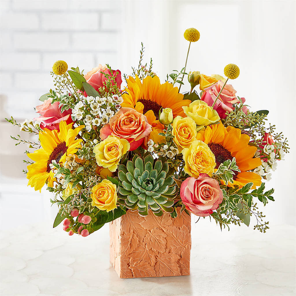 Sunflower Season Bouquet – Blossoms In Studio Of Flowers, Forest MS