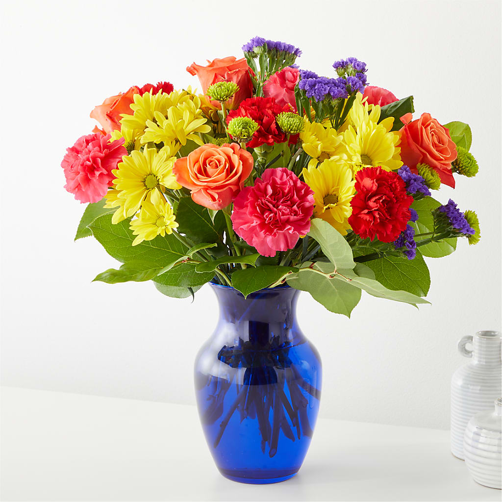 Brighter Days Bouquet – Blossoms In Studio Of Flowers, Forest MS