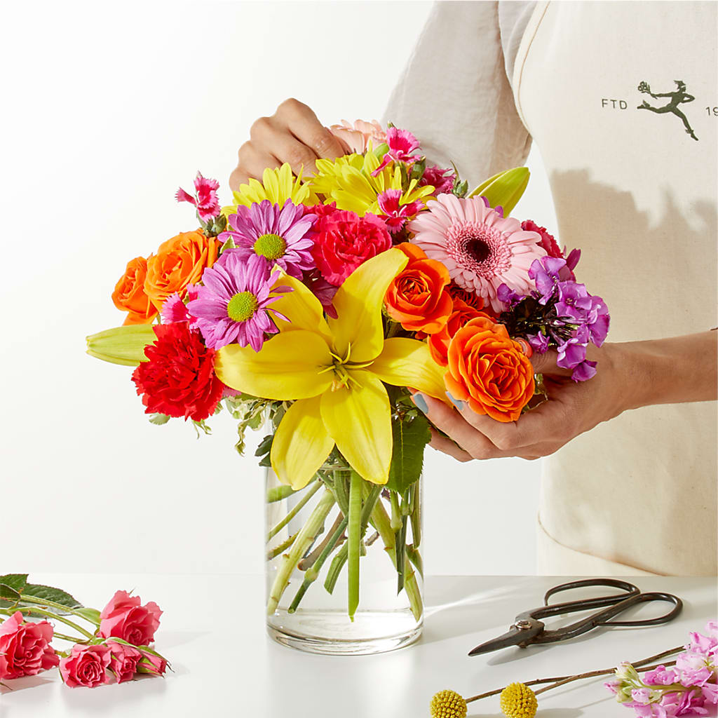 Cue the Confetti - A Florist Original – Blossoms In Studio Of Flowers, Forest MS