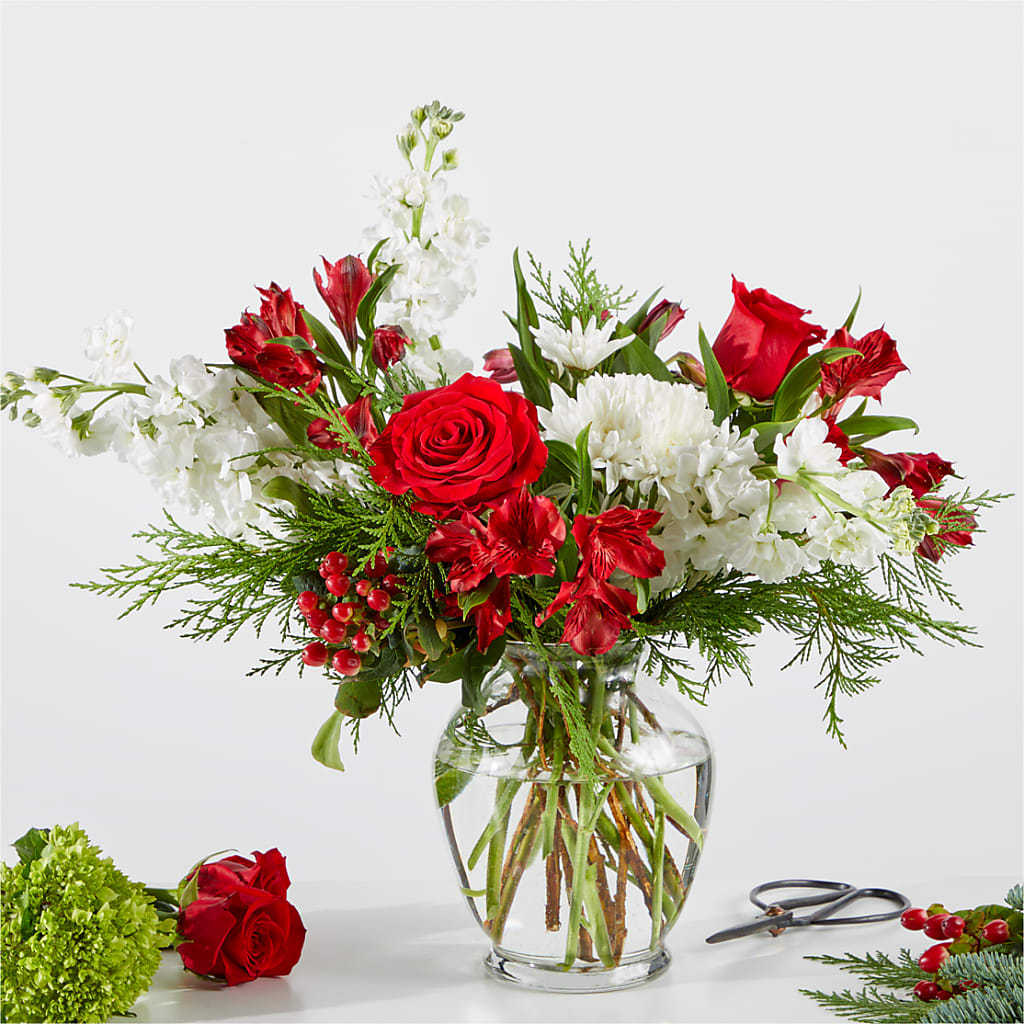 Merry Moment Bouquet – A Florist Original – Blossoms In Studio Of Flowers, Forest MS