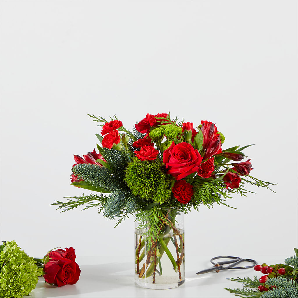 Merry Moment Bouquet – A Florist Original – Blossoms In Studio Of Flowers, Forest MS