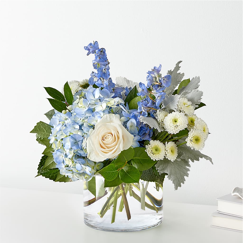 Clear Skies Bouquet – Blossoms In Studio Of Flowers, Forest MS