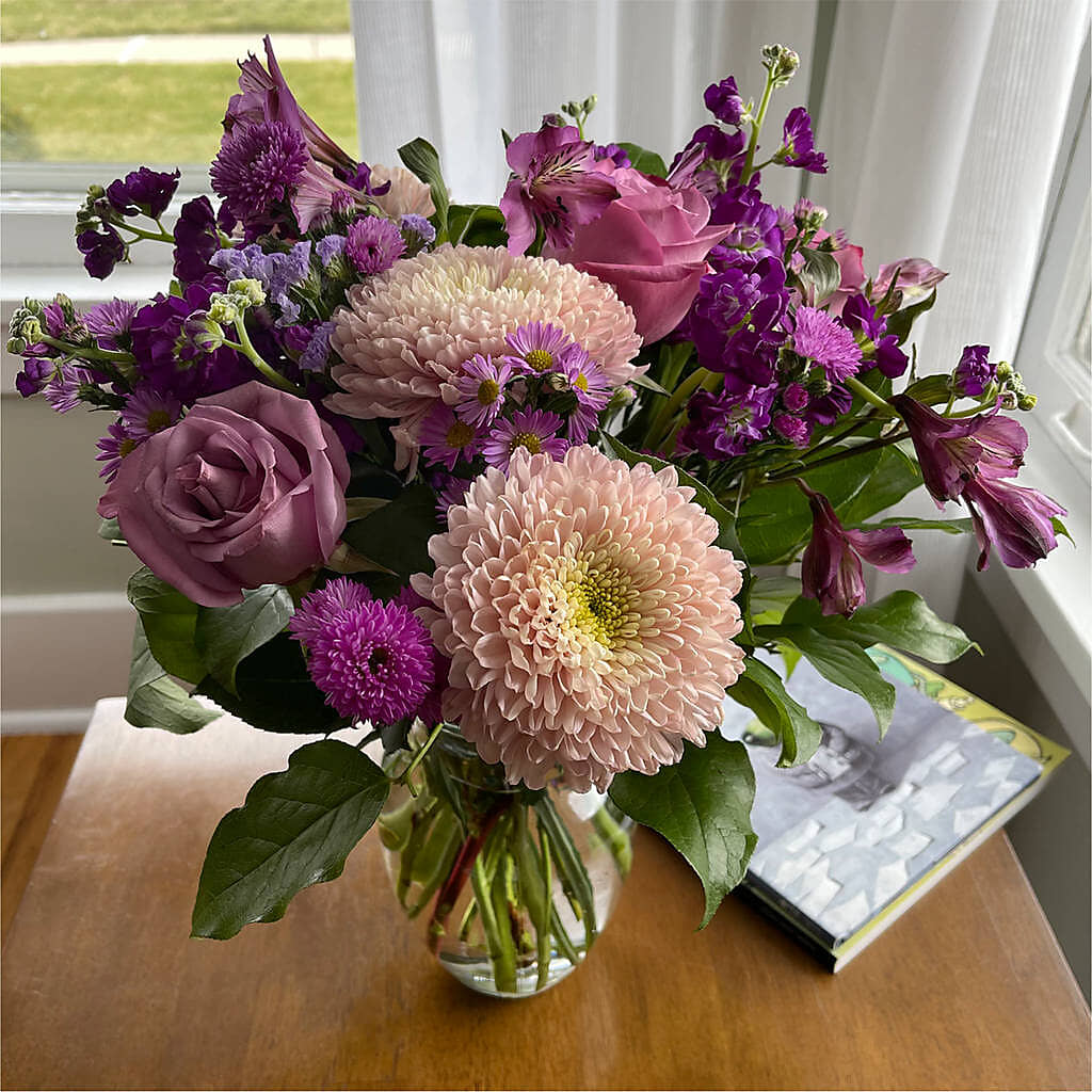 Ultraviolet Bouquet – Blossoms In Studio Of Flowers, Forest MS