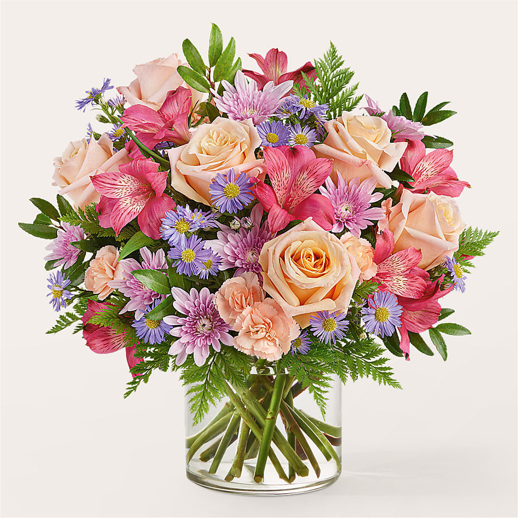 Sunset Serenade Bouquet – Blossoms In Studio Of Flowers, Forest MS