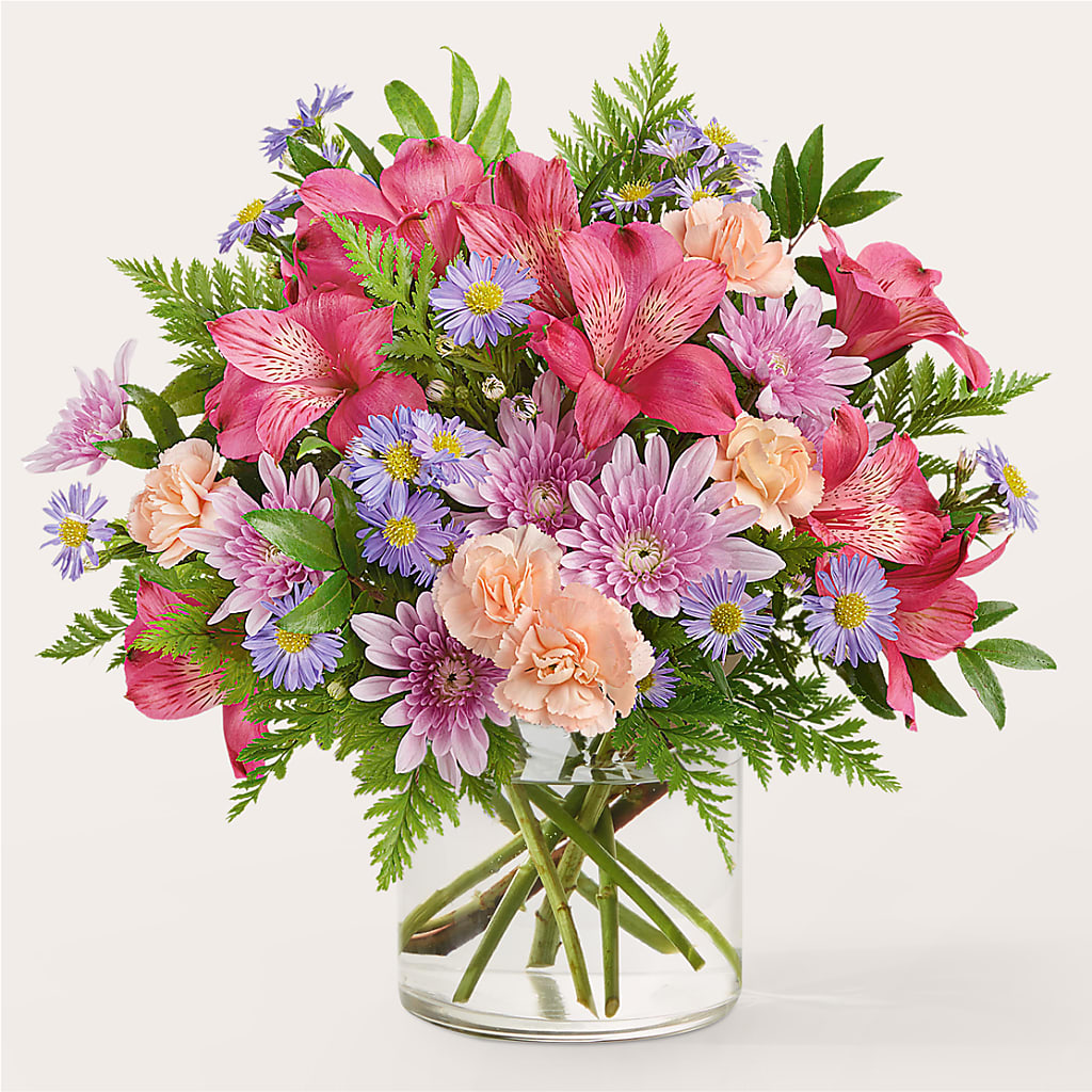Sunset Serenade Bouquet – Blossoms In Studio Of Flowers, Forest MS
