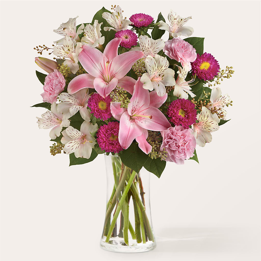 Feeling Fuchsia Bouquet – Blossoms In Studio Of Flowers, Forest MS