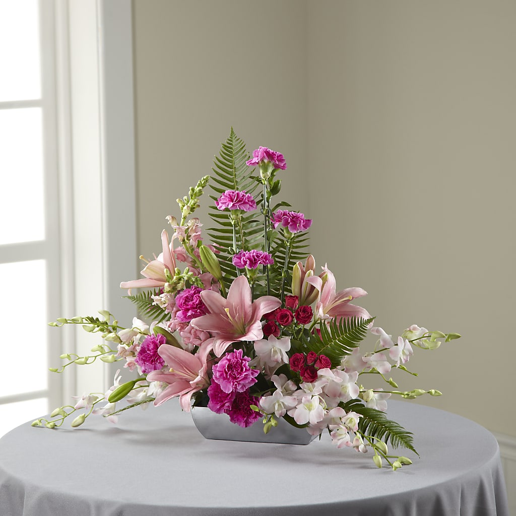Uplifting Moments Arrangement – Blossoms In Studio Of Flowers, Forest MS