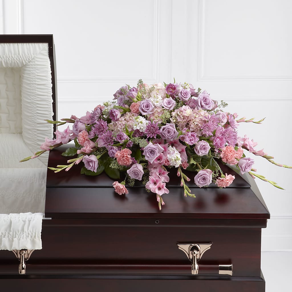 Immorata Casket Spray – Blossoms In Studio Of Flowers, Forest MS