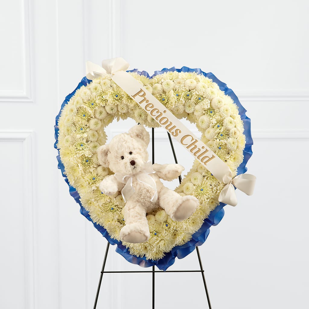 Precious Child Standing Heart – Blossoms In Studio Of Flowers, Forest MS