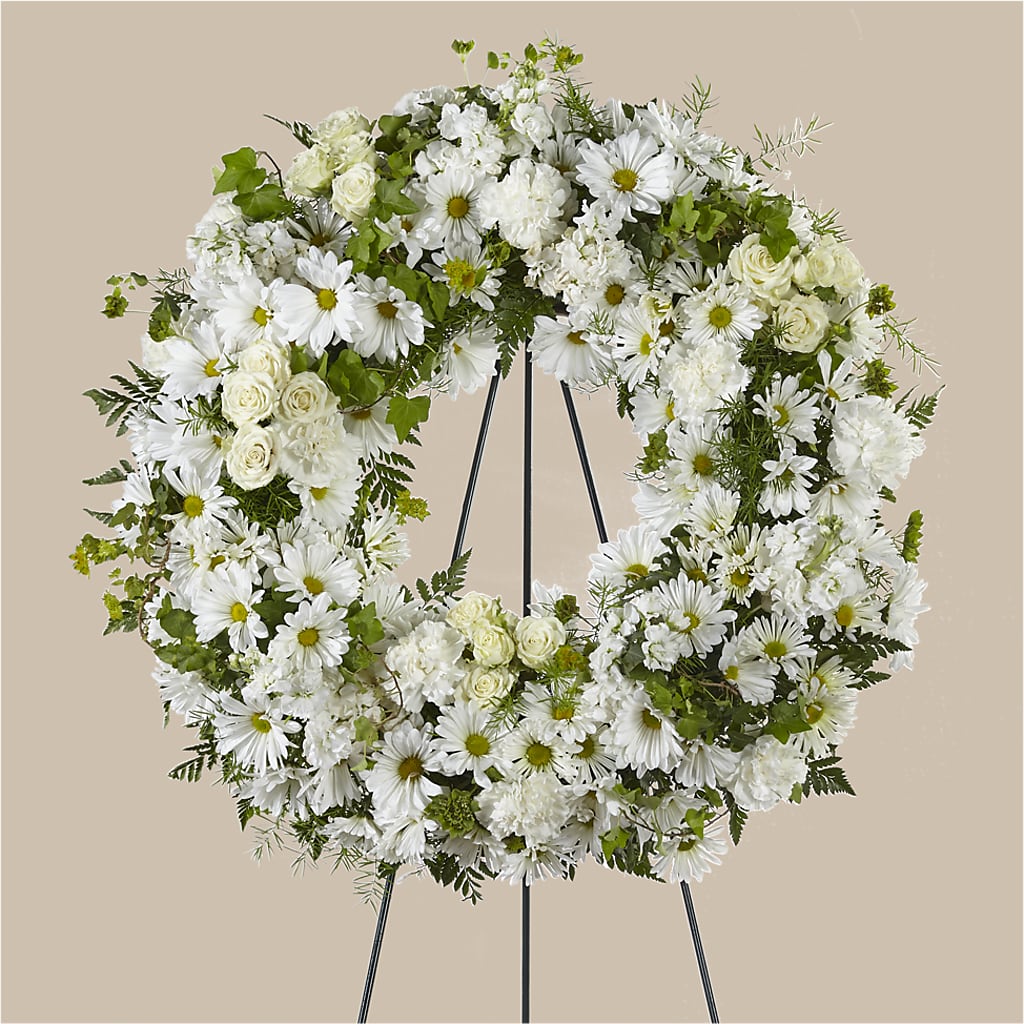 Faithful Wishes Wreath – Blossoms In Studio Of Flowers, Forest MS