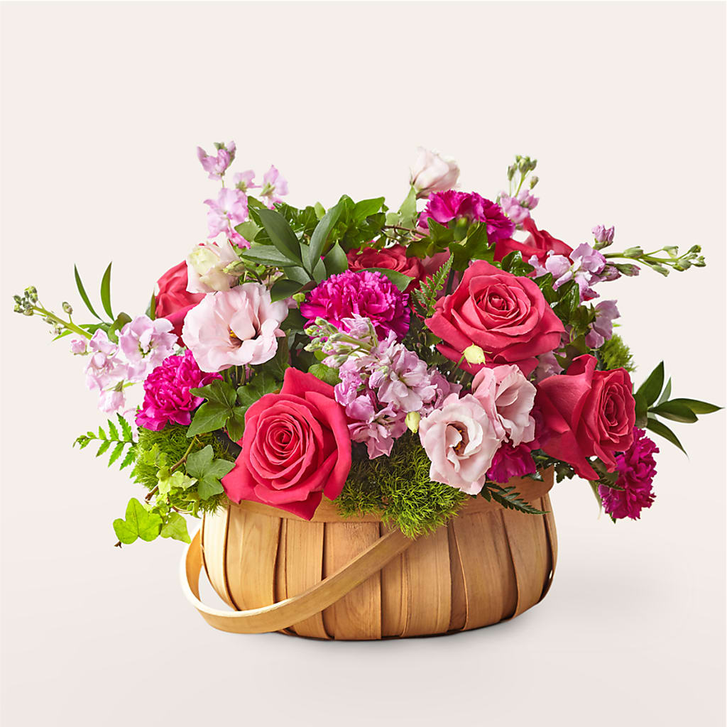 Radiance in Bloom Basket – Blossoms In Studio Of Flowers, Forest MS