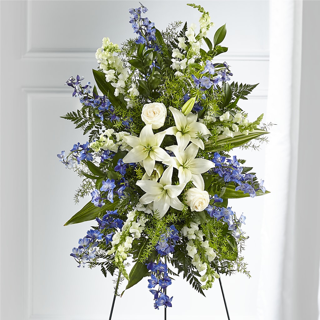 Faithful Friend Standing Spray – Blossoms In Studio Of Flowers, Forest MS