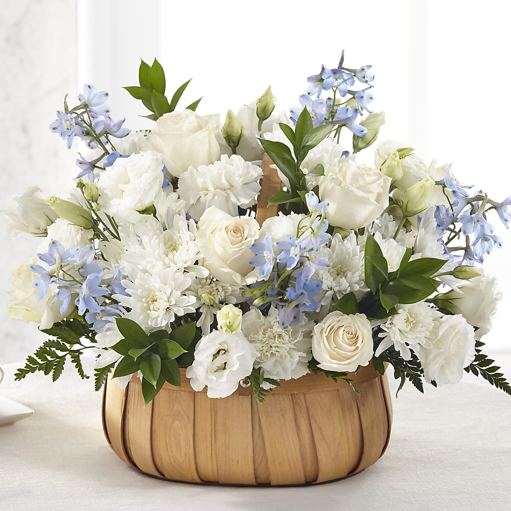 Sincerely Heartfelt Basket – Blossoms In Studio Of Flowers, Forest MS