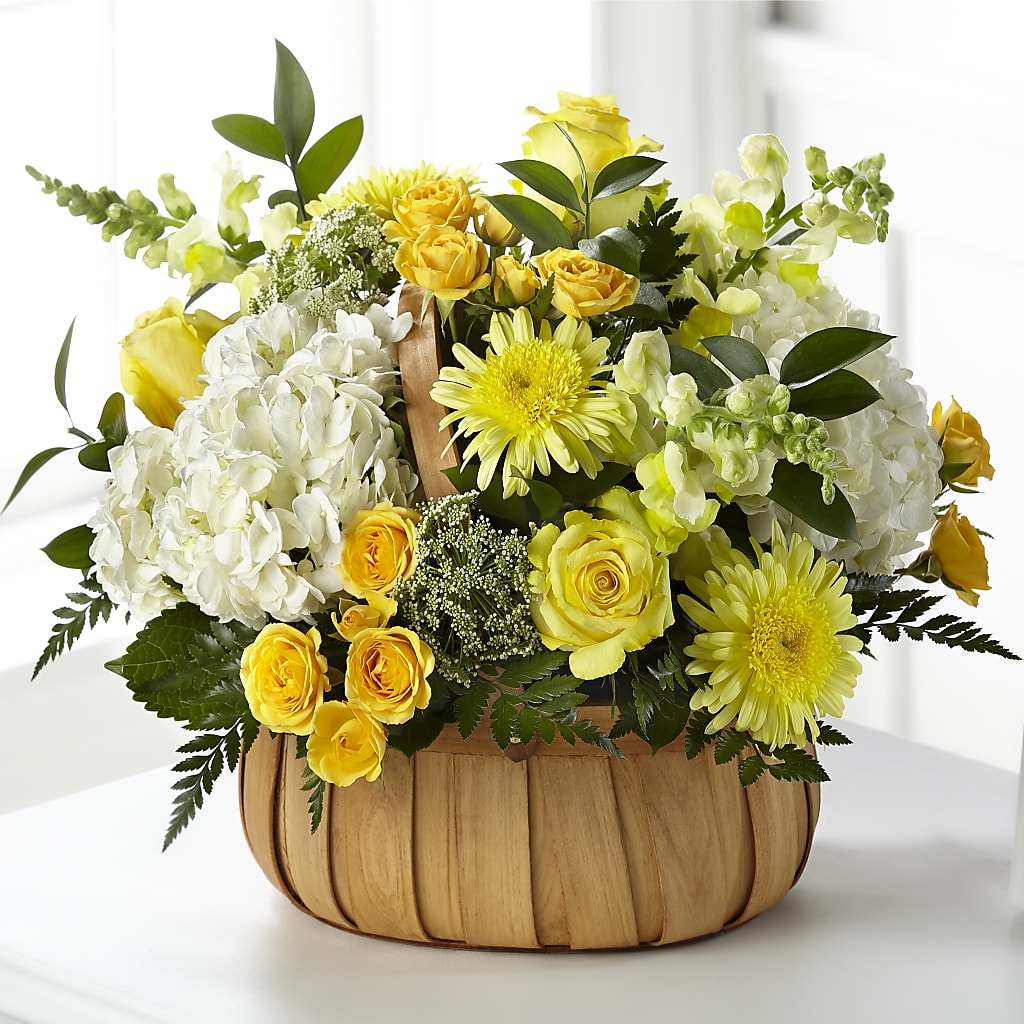 Rustic Remembrance Basket – Blossoms In Studio Of Flowers, Forest MS