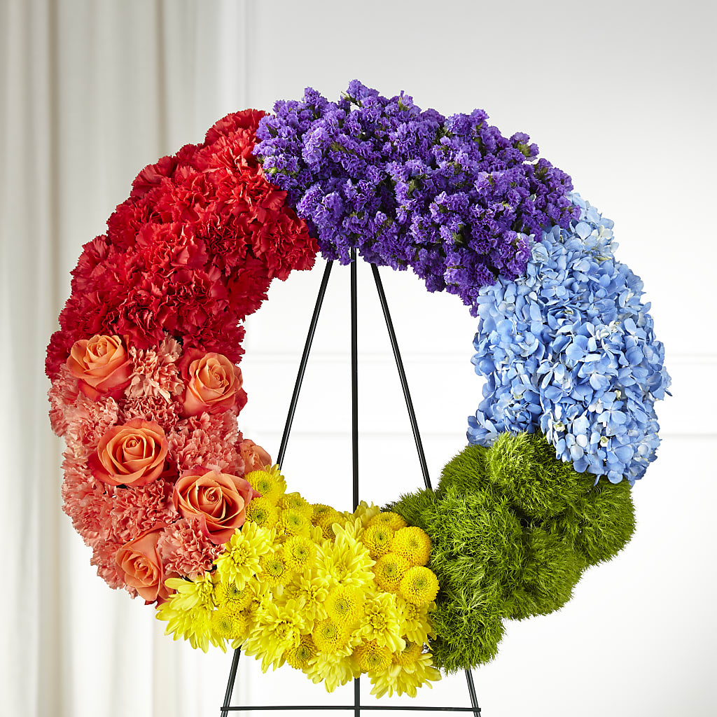 Circle of Love Wreath – Blossoms In Studio Of Flowers, Forest MS