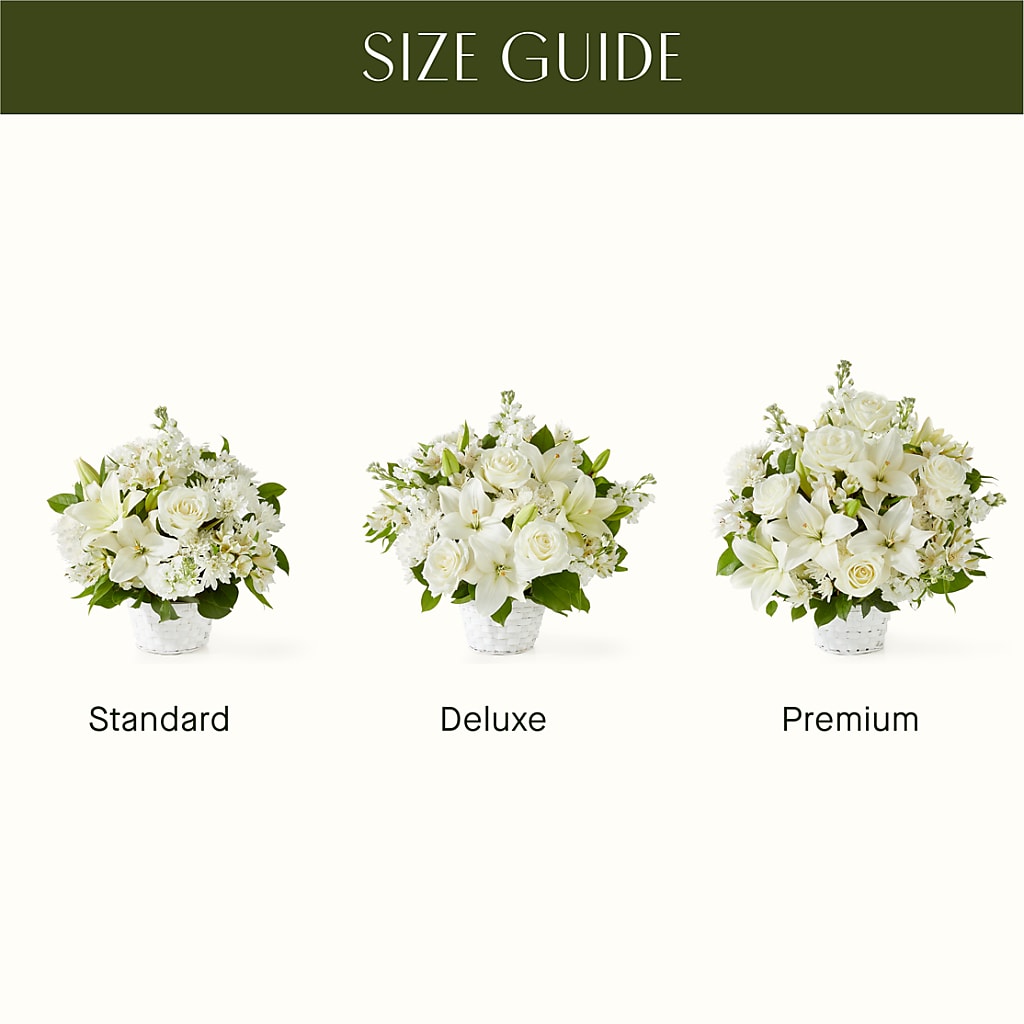 Peaceful Reflections Arrangement – Blossoms In Studio Of Flowers, Forest MS