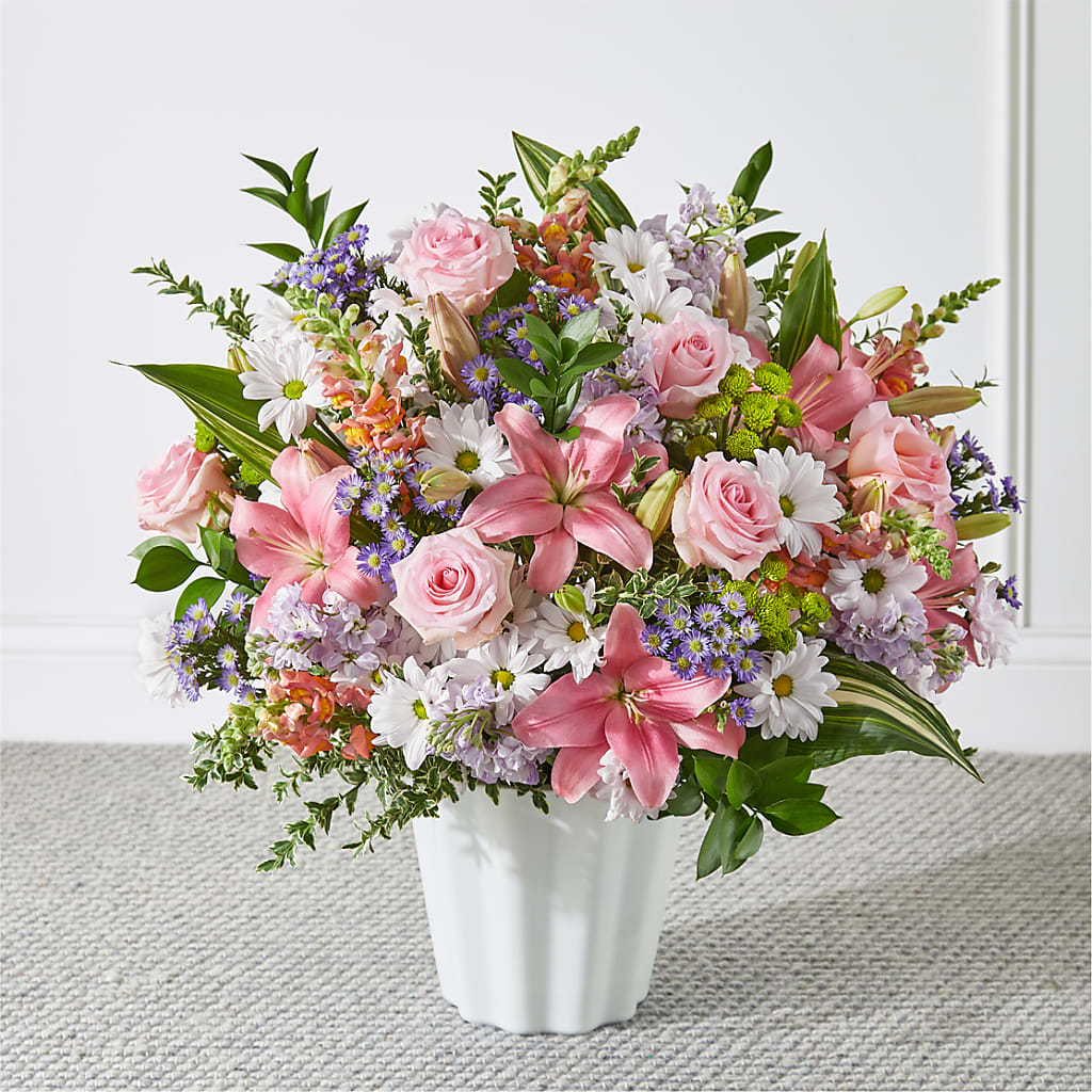 Abundant Compassion Floor Basket – Blossoms In Studio Of Flowers, Forest MS