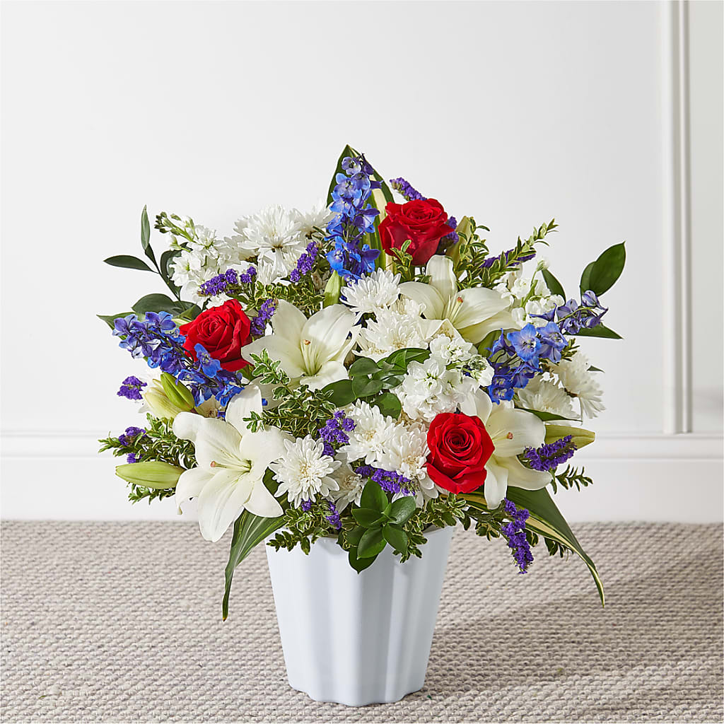 Consoled Floor Basket – Blossoms In Studio Of Flowers, Forest MS