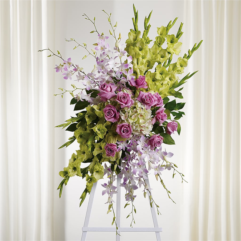 Lasting Legacy Standing Spray – Blossoms In Studio Of Flowers, Forest MS