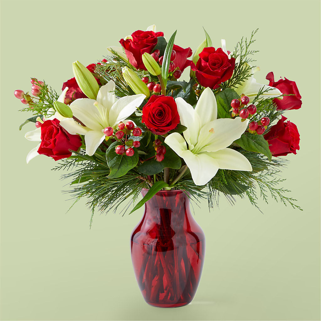 Evergreen Delight Bouquet – Blossoms In Studio Of Flowers, Forest MS