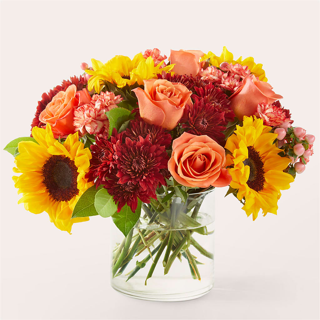September Sunset Bouquet – Blossoms In Studio Of Flowers, Forest MS
