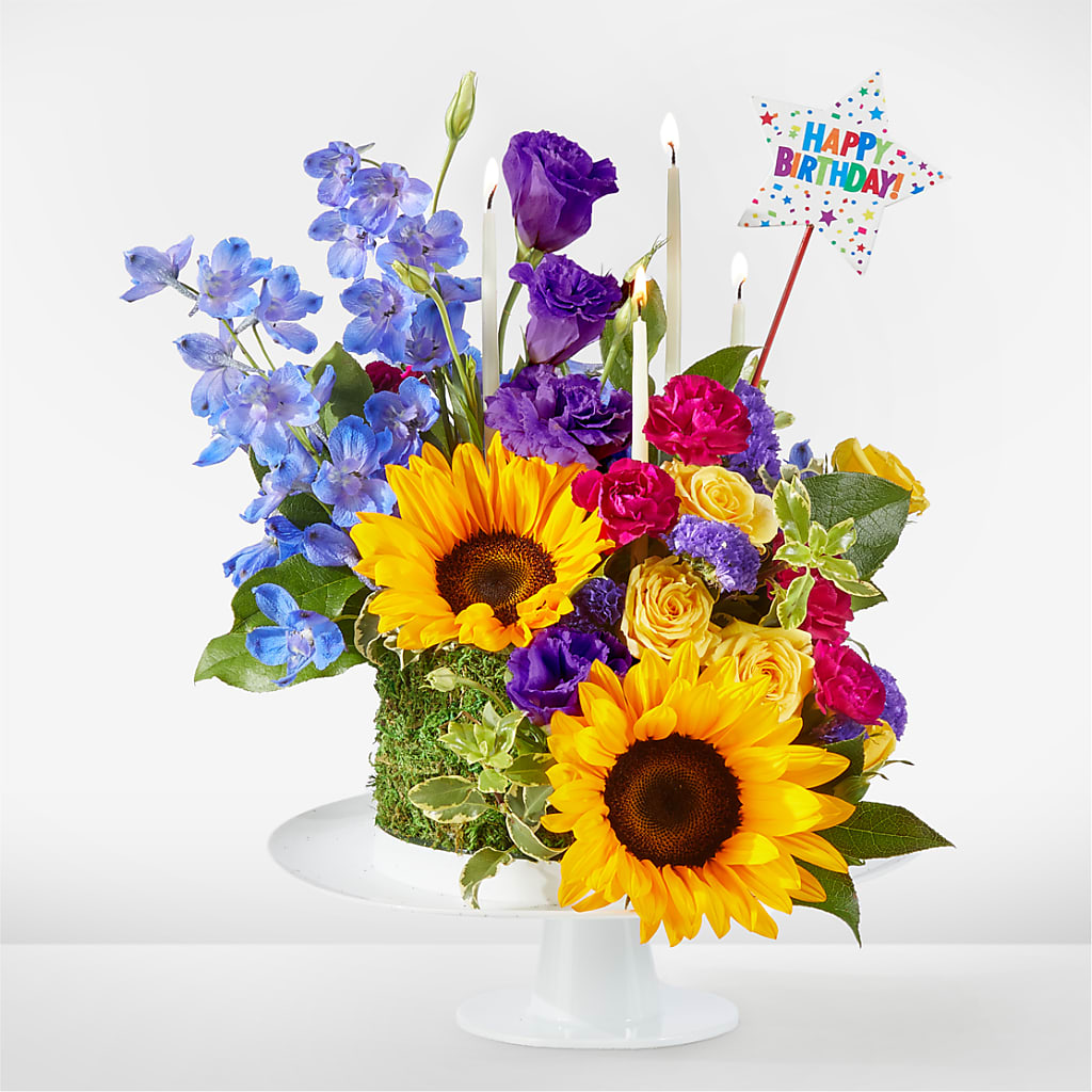 Star of the Day Floral Cake – Blossoms In Studio Of Flowers, Forest MS
