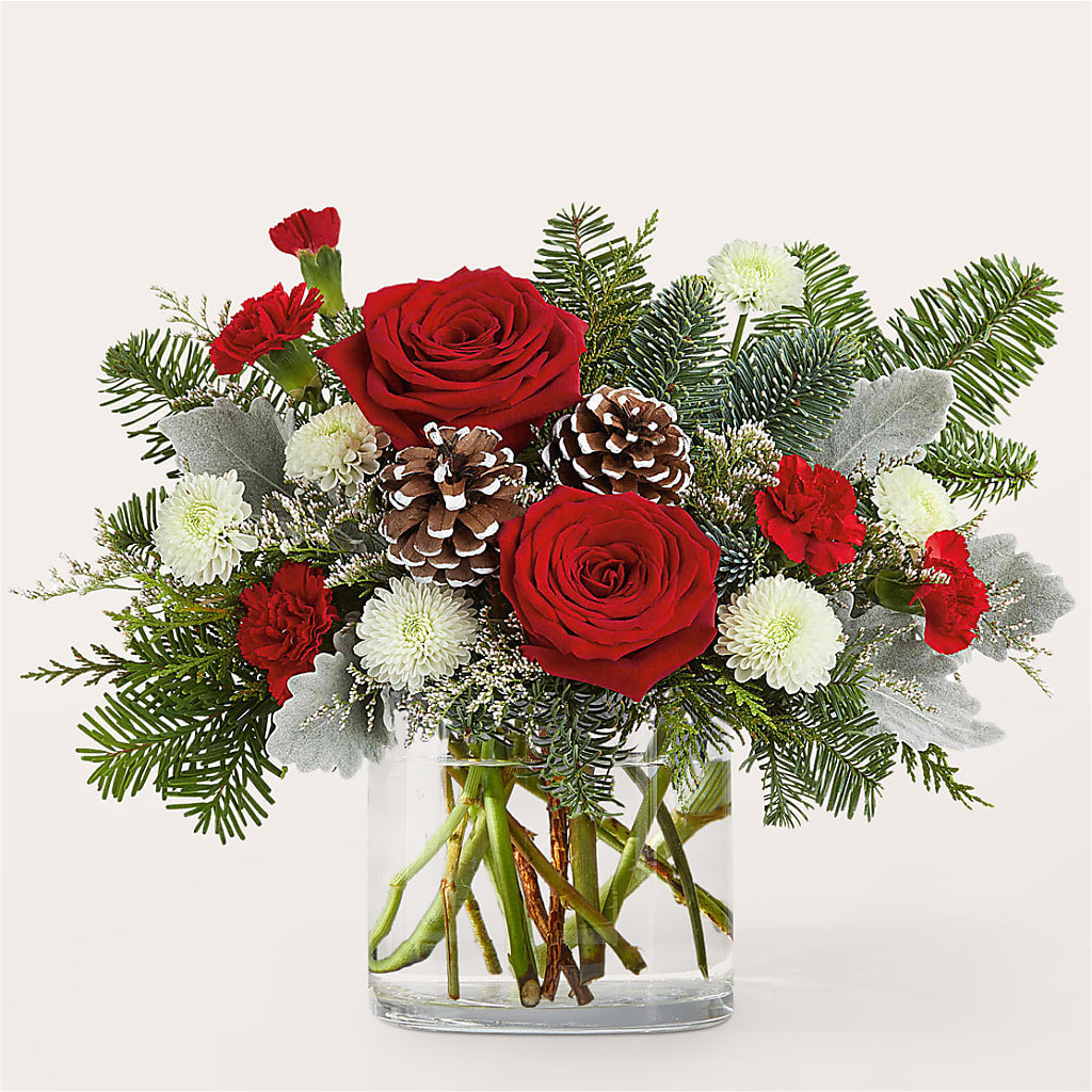 Yule Cheer Bouquet – Blossoms In Studio Of Flowers, Forest MS