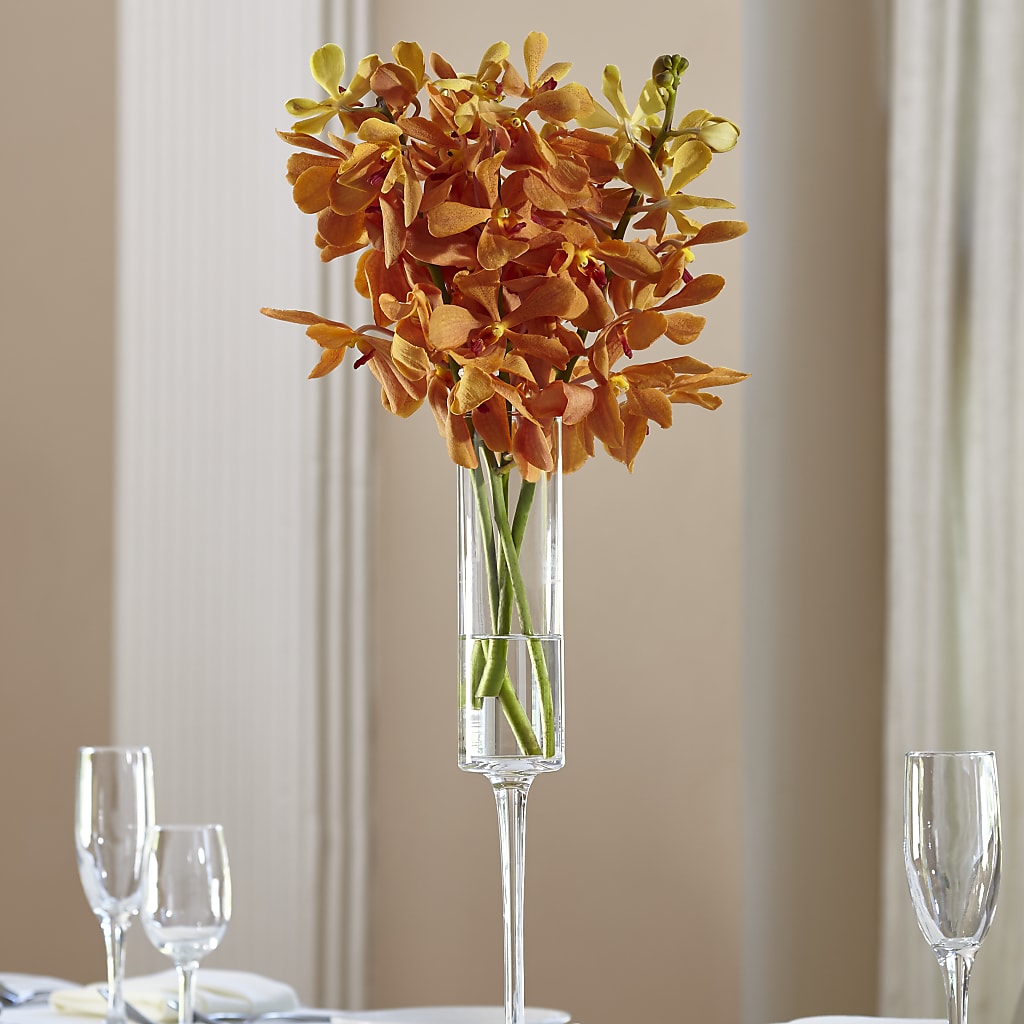 Orange Mokara Bouquet – Blossoms In Studio Of Flowers, Forest MS