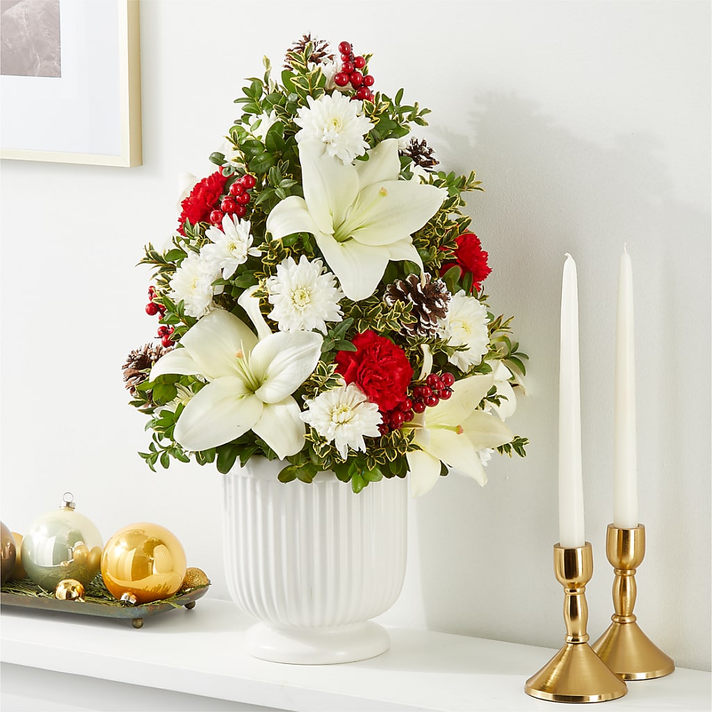 Festive Moments Tree –  Blossoms In Studio Of Flowers, Forest MS