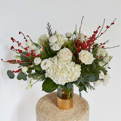 Frosted Windows Bouquet –  Blossoms In Studio Of Flowers, Forest MS