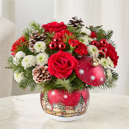 Christmas Carols Ornament –  Blossoms In Studio Of Flowers, Forest MS