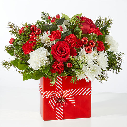 Presents Under the Tree Bouquet –  Blossoms In Studio Of Flowers, Forest MS