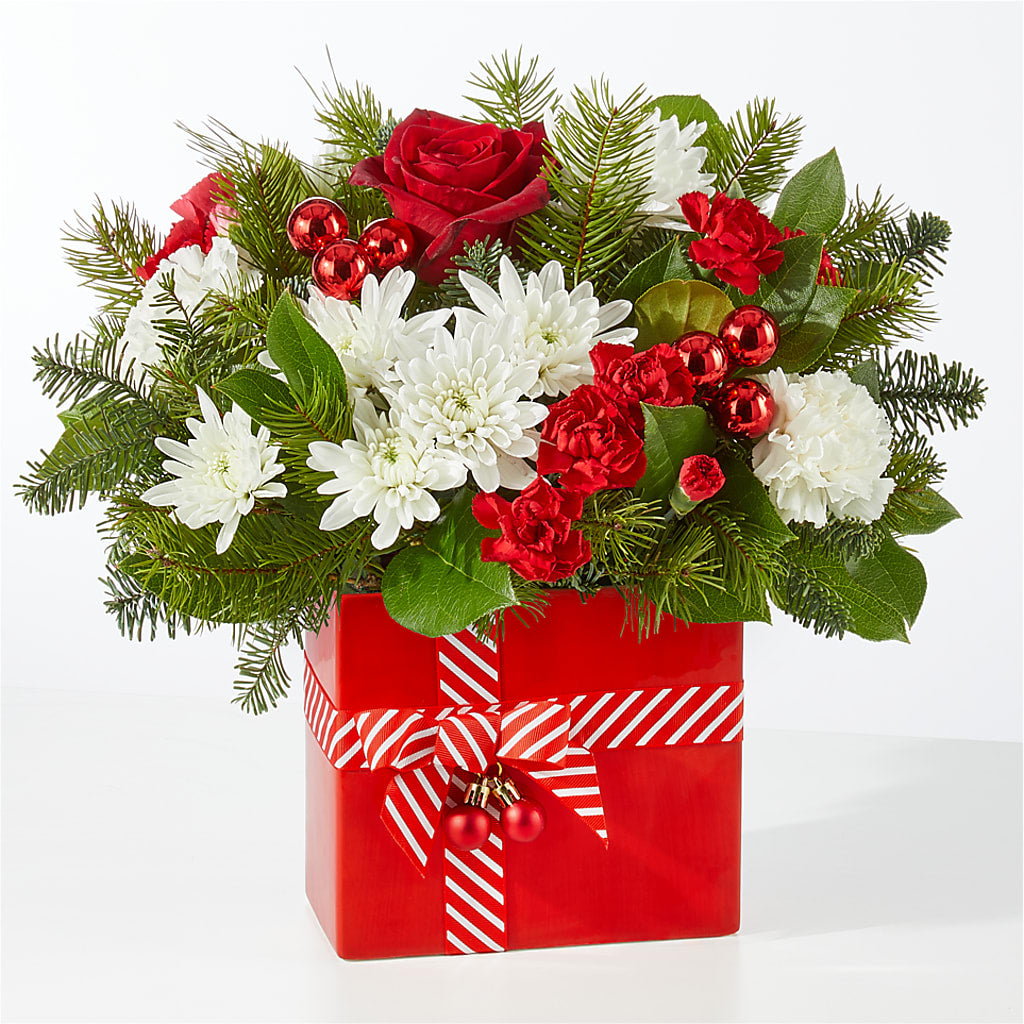 Presents Under the Tree Bouquet –  Blossoms In Studio Of Flowers, Forest MS