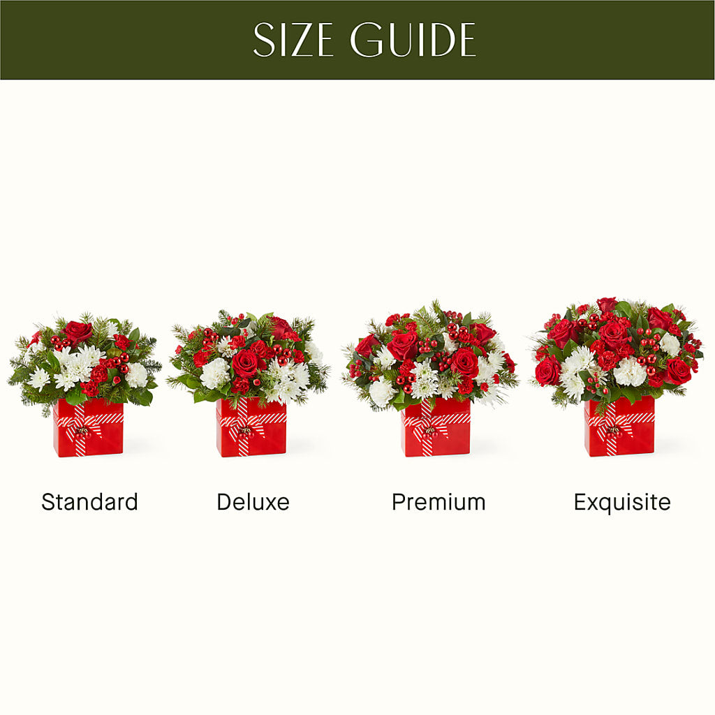 Presents Under the Tree Bouquet –  Blossoms In Studio Of Flowers, Forest MS