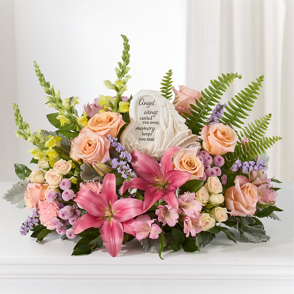 Gentle Light Arrangement –  Blossoms In Studio Of Flowers, Forest MS