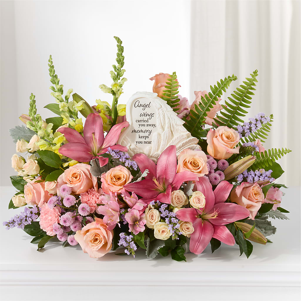 Gentle Light Arrangement –  Blossoms In Studio Of Flowers, Forest MS