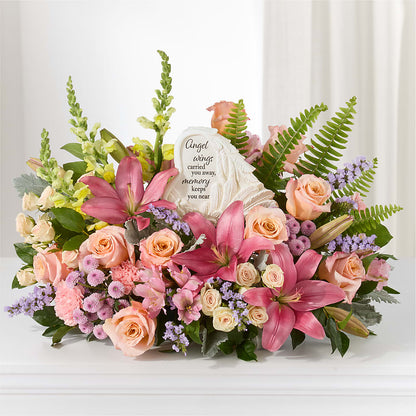 Gentle Light Arrangement –  Blossoms In Studio Of Flowers, Forest MS