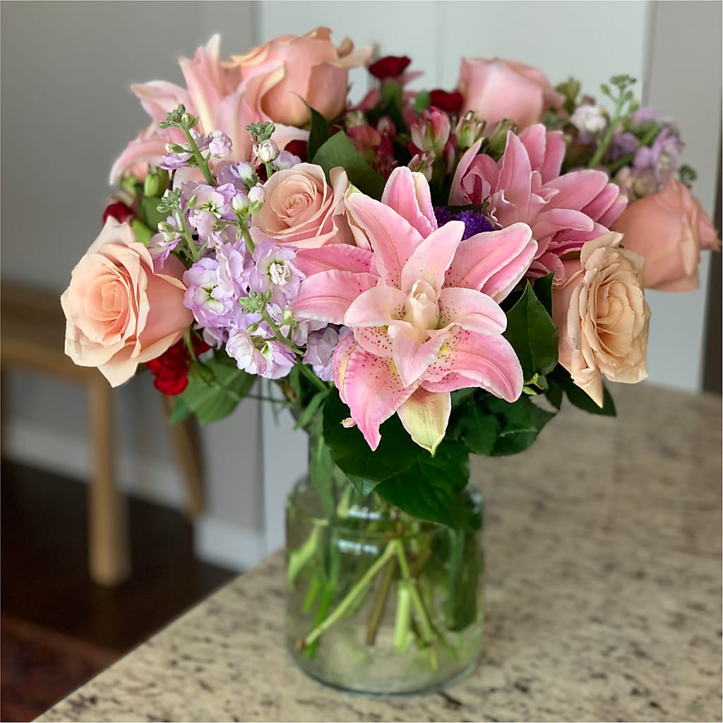 Romantique Bouquet –  Blossoms In Studio Of Flowers, Forest MS