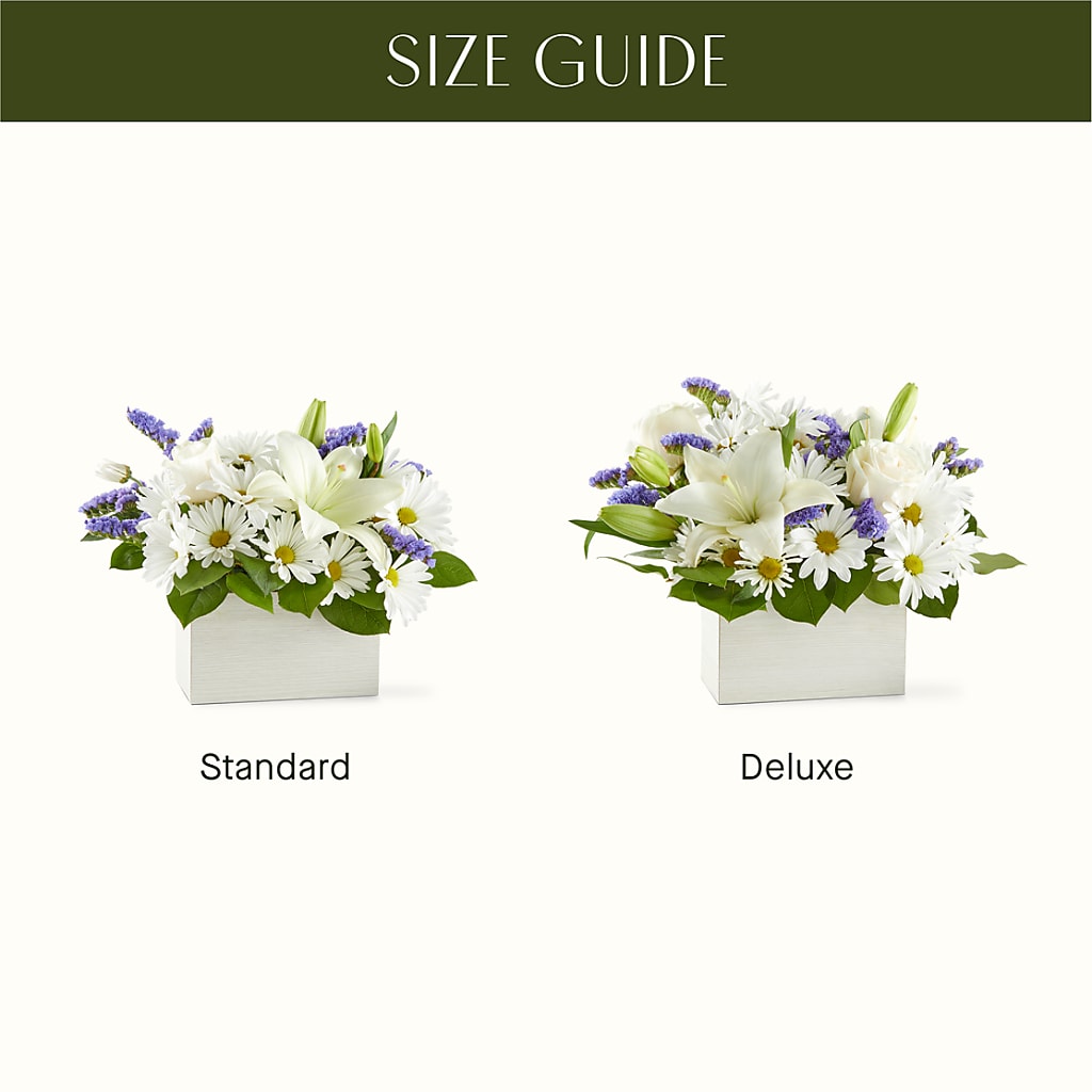 Beyond Blue Box Bouquet –  Blossoms In Studio Of Flowers, Forest MS