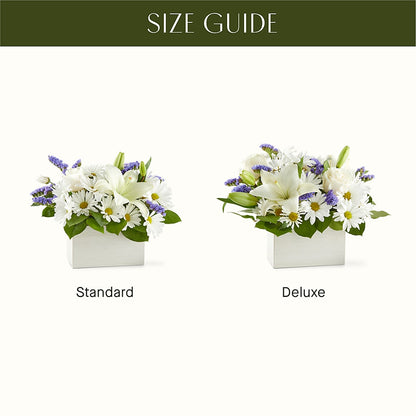 Beyond Blue Box Bouquet –  Blossoms In Studio Of Flowers, Forest MS