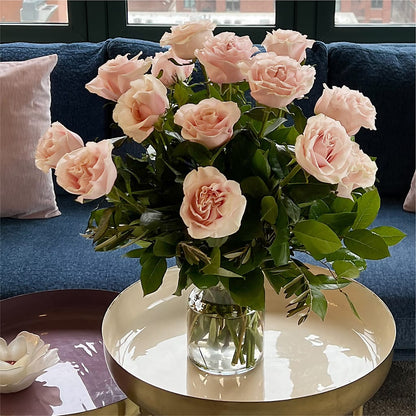 Long Stem Pink Rose Bouquet –  Blossoms In Studio Of Flowers, Forest MS