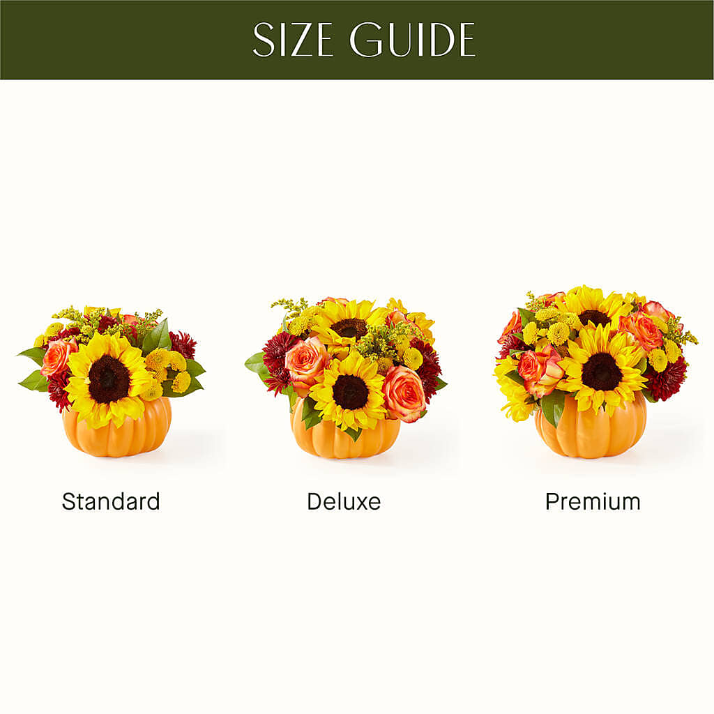 Golden Gourd Pumpkin Bouquet –  Blossoms In Studio Of Flowers, Forest MS