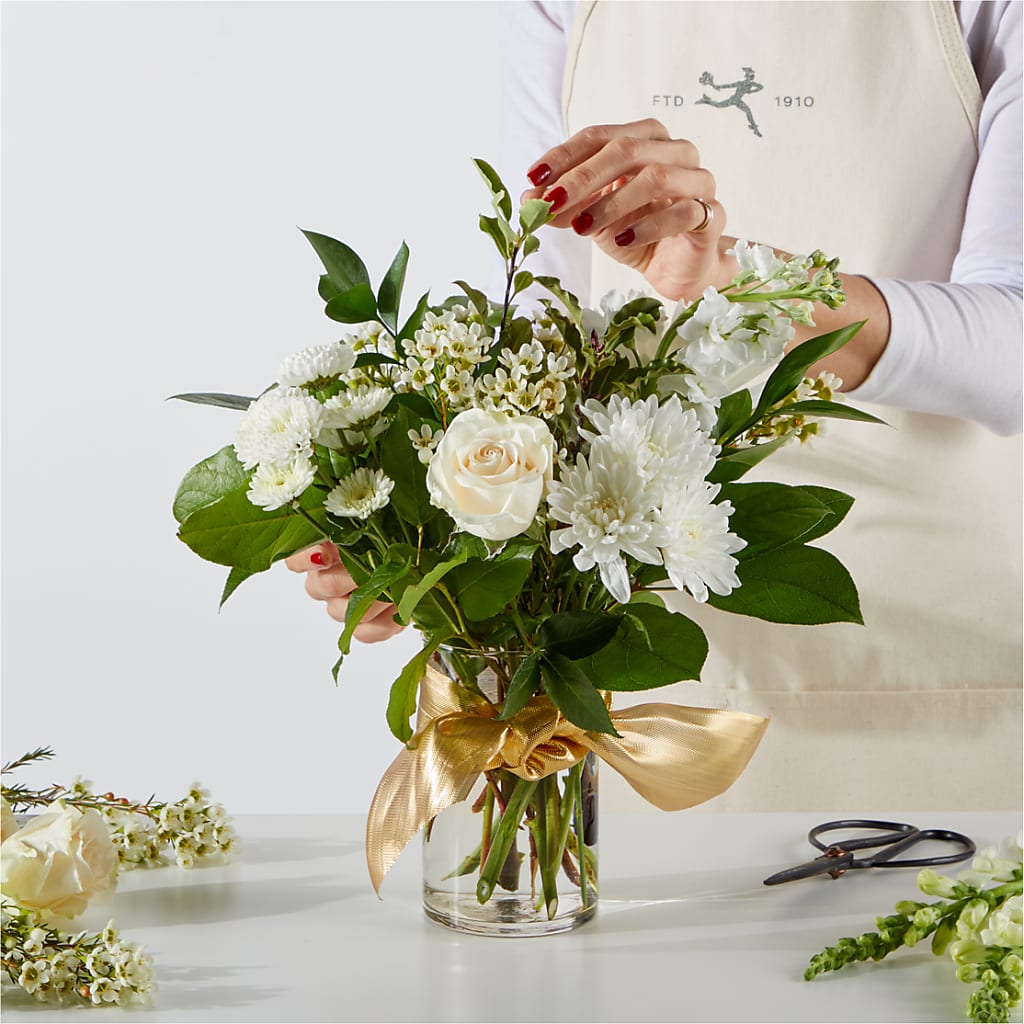 New Beginnings – A Florist Original –  Blossoms In Studio Of Flowers, Forest MS